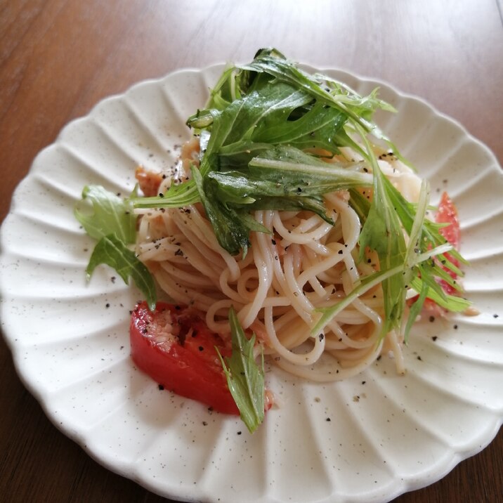 冷製パスタ風★ツナとトマトのさっぱりそうめん